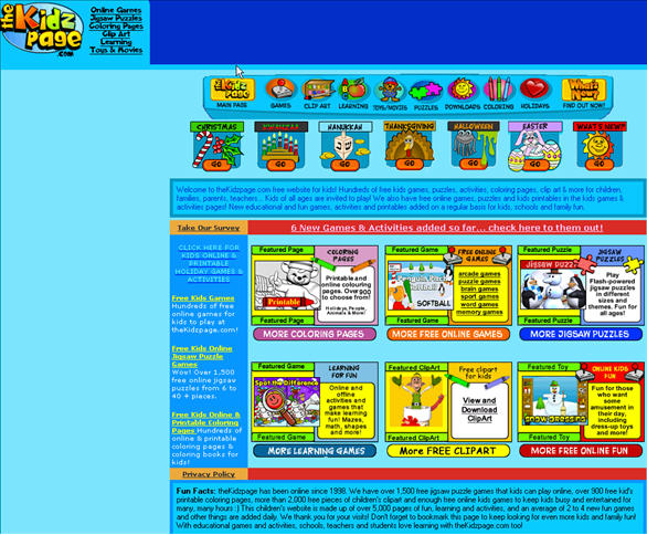 Free Kids Games, Coloring & Jigsaw Puzzles for Children